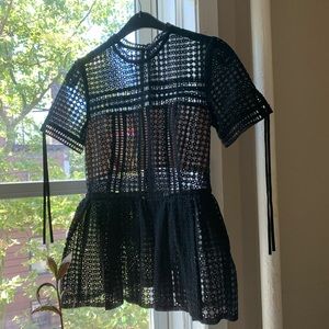 Self-Portrait black top